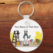 Porte-clés Painter - Dessin fémoral par PrintedPerfection.com (Recto)