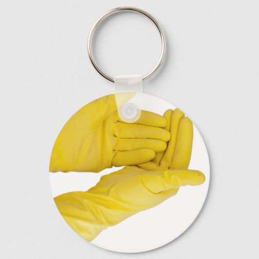 Porte-clés Paire de gants en latex (Recto)