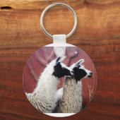 Porte-clés Paire de lamas (Recto)