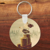 Porte-clés PAIRE de SEAGULLS par SHARON SHARPE (Recto)