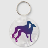 Porte-clés Paire de Whippet (Recto)