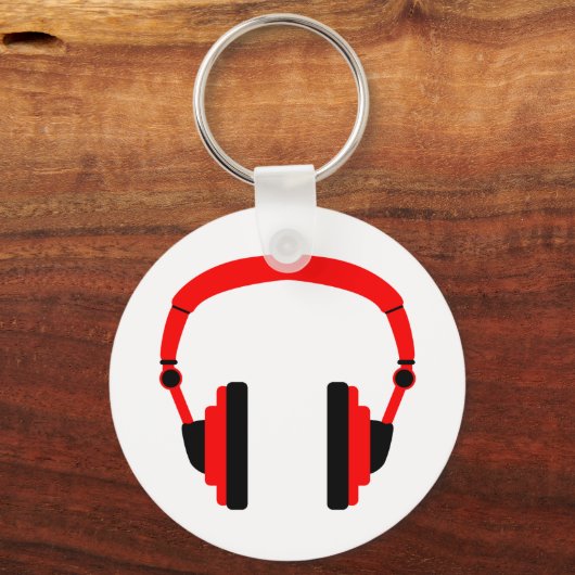 Porte-clés Paire D'Écouteurs (Recto)