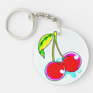Porte-clés paires de cerises