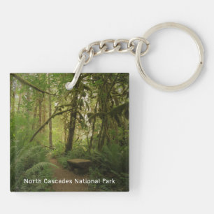 Porte-clés Paisible Green Forest Trail à Washington