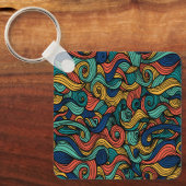 Porte-clés Paisley haché (Recto)