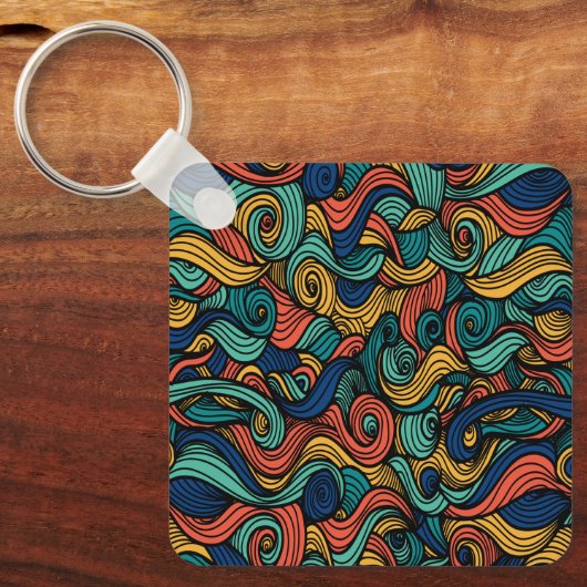 Porte-clés Paisley haché (Recto)