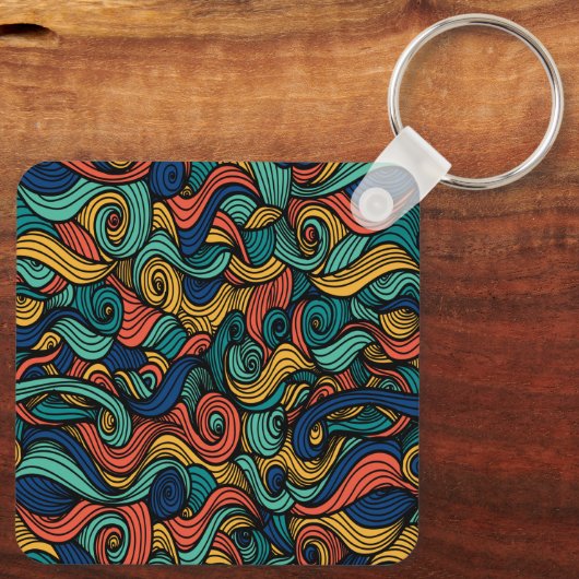 Porte-clés Paisley haché (Verso)