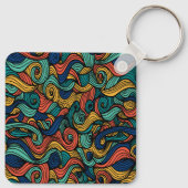 Porte-clés Paisley haché (Dos)