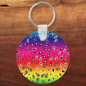 Porte-clés Paisley Rainbow (Recto)