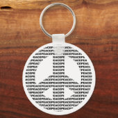 Porte-clés paix (Recto)