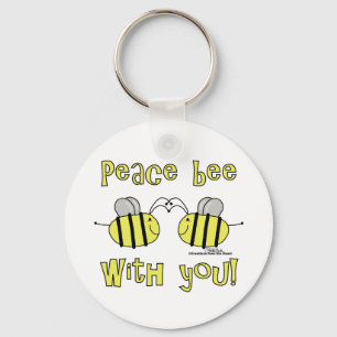 Porte-clés Paix Abeille Avec Toi