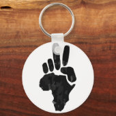 Porte-clés Paix africaine (Recto)