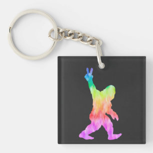 Porte-clés Paix Amour Bigfoot