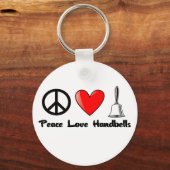 Porte-clés Paix, Amour, Cloches (Recto)