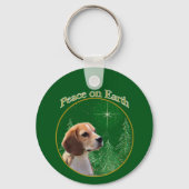 Porte-clés Paix beagle (Verso)