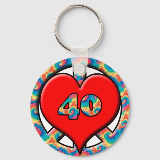 Porte-clés Paix, Coeur, 40 (Recto)