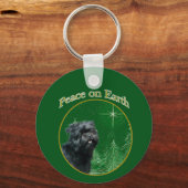 Porte-clés Paix d'Affenpinscher (Recto)