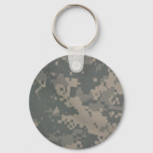 Porte-clés Paix d'art numérique de troupes de camouflage de