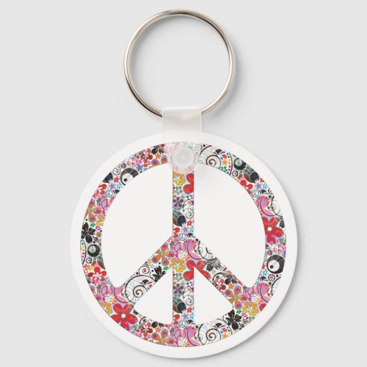 Porte-clés Paix de l'énergie des fleurs I (Recto)