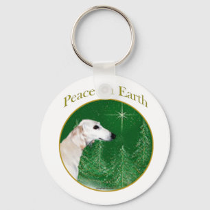 Porte-clés Paix de Saluki