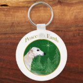 Porte-clés Paix de Saluki (Recto)