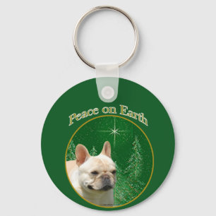 Porte-clés Paix des Bulldog français