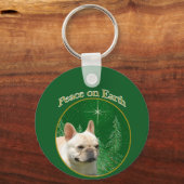 Porte-clés Paix des Bulldog français (Recto)