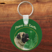 Porte-clés Paix du Mastiff (fawn) (Recto)