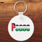 Porte-clés Paix en Palestine (Recto)