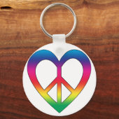 Porte-clés Paix et amour (Recto)