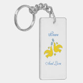 Porte-clés Paix et amour (Devant gauche)