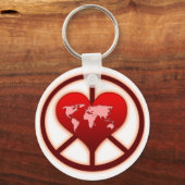 Porte-clés Paix mondiale (Recto)