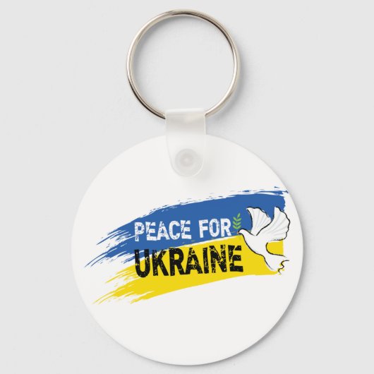 Porte-clés Paix pour l'Ukraine (Recto)