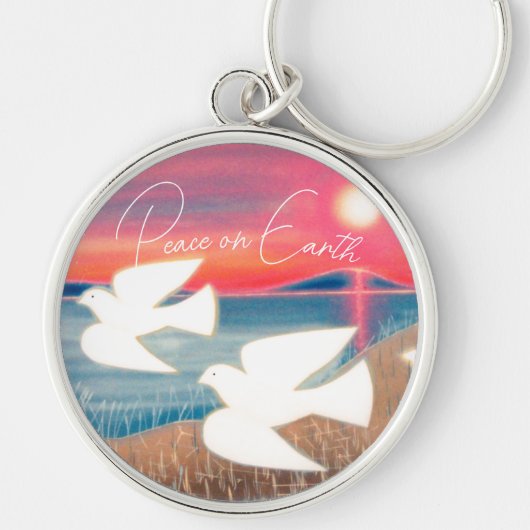 Porte-clés Paix sur Terre (Devant)