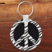 Porte-clés paix zébrée (Recto)