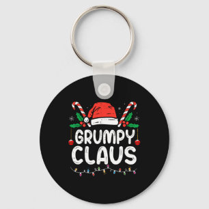 Porte-clés Pajama de Noël en famille Jeu de Noël Lumières Cla