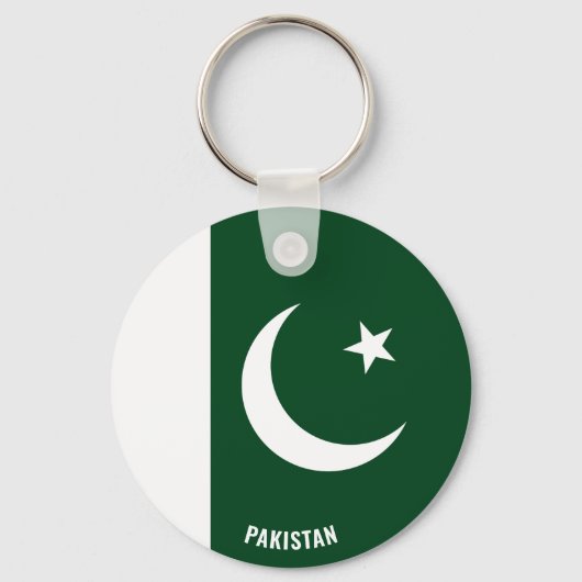 Porte-clés Pakistan Drapeau charmant patriotique (Recto)