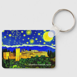Porte-clés Palais de l'Alhambra sur une bague
