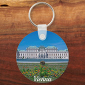 Porte-clés Palais du Belvédère supérieur à Vienne, Autriche (Verso)