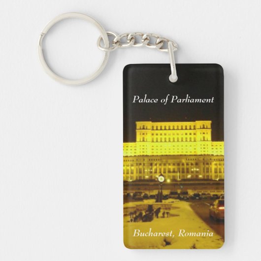 Porte-clés Palais du Parlement, Bucarest, Roumanie (Devant)