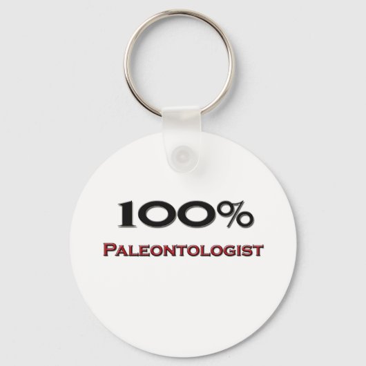 Porte-clés Paléontologue à 100 % (Recto)