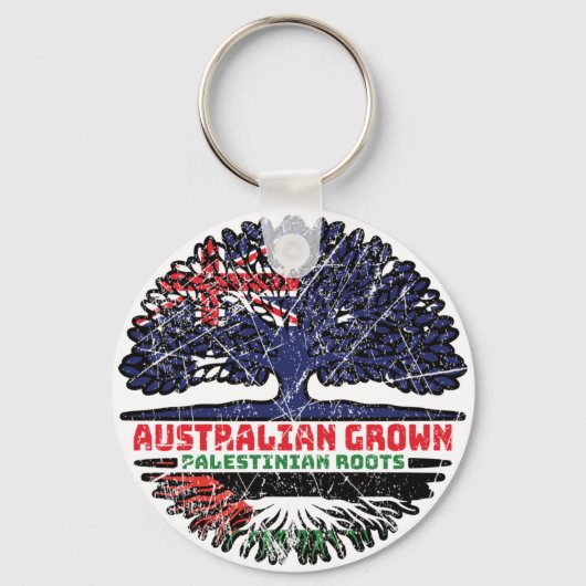 Porte-clés Palestine Australie arbre (Recto)