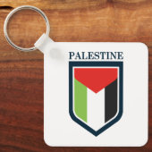 Porte-clés Palestine & drapeau palestinien (Recto)