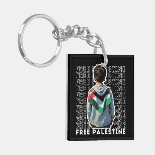 PORTE-CLÉS PALESTINE LIBRE (Devant gauche)