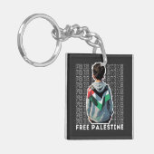 PORTE-CLÉS PALESTINE LIBRE (Devant gauche)