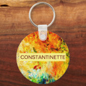 Porte-clés Palette Artiste Colorée (Recto)