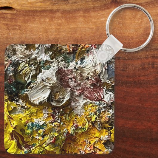 Porte-clés Palette de l'artiste #1 (Verso)