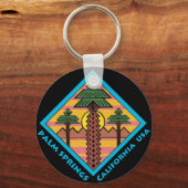 Porte-clés PALM SPRINGS California USA oeuvre originale (Recto)