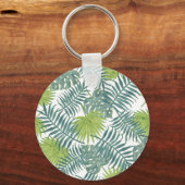 Porte-clés Palm Tree Fronds Peinture Hawaiian Print (Recto)