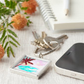 Porte-clés Palm Trees vie tropicale de l'île (Côté)